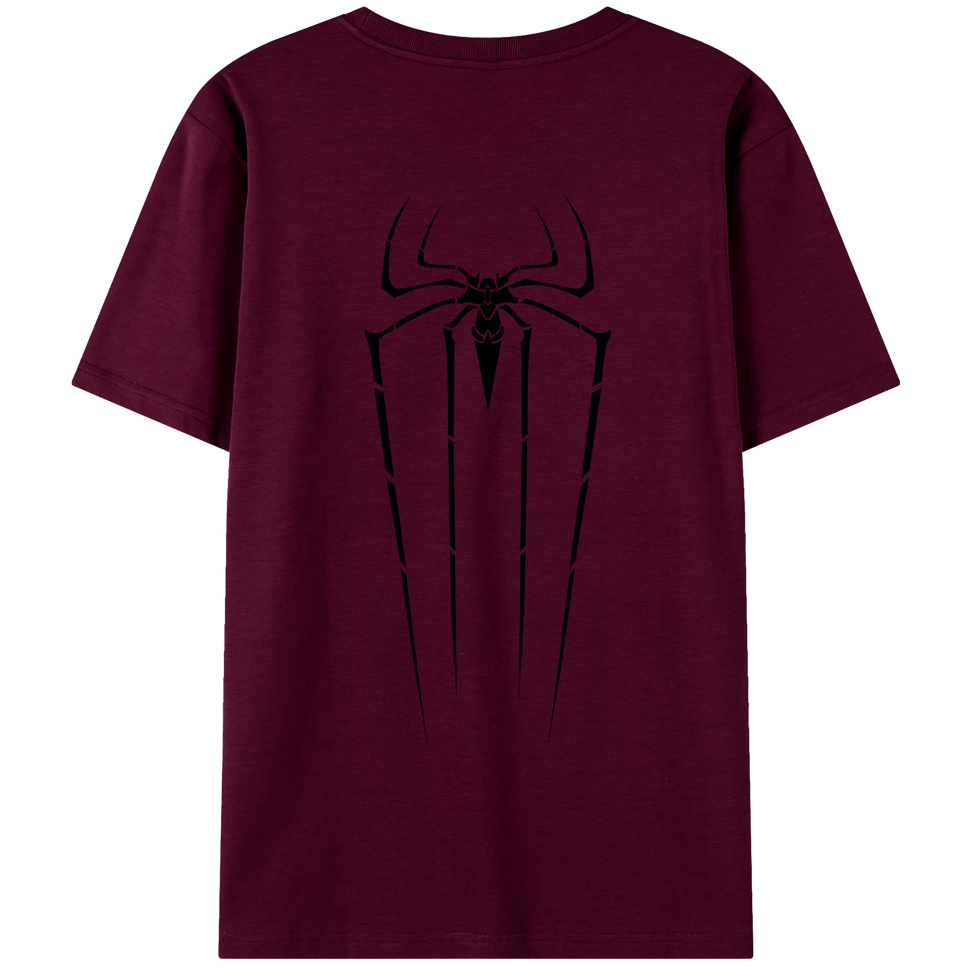 Spider Man スパイダーマン レディース半袖Tシャツ(バックプリント)